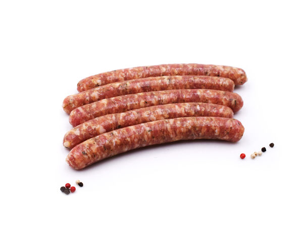 Chipolatas thym citron (à base de viande de porc français) x 13