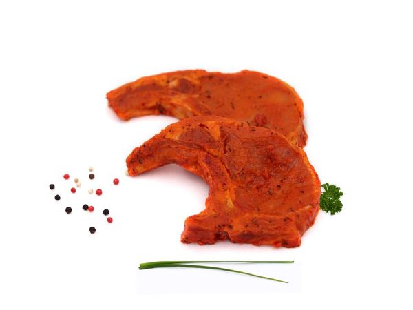 Côtes 1ère de porc Français marinées Far West x5